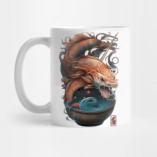 Dragon Koi Fish Ramen Noodles Mug